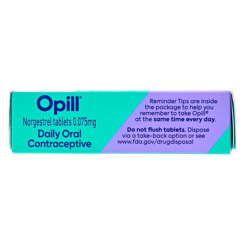 Opill Daily Oral Contraceptive Tablets