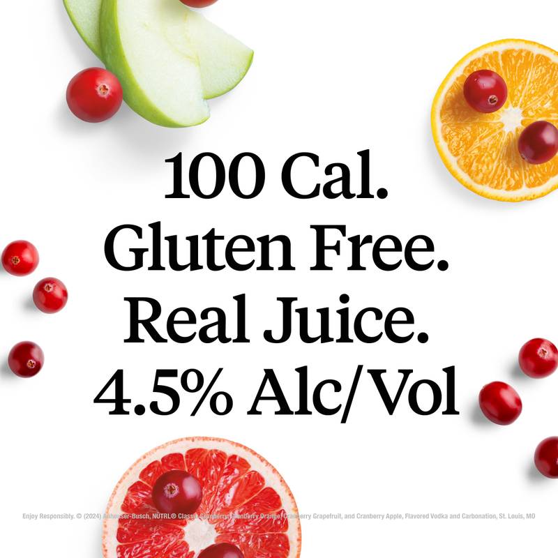 NUTRL Vodka Cranberry 8pk 12oz Can 4.5% ABV – BevMo! Washington