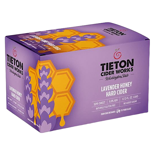 Tieton Lavender Honey Hard Cider  (6PKC 12 OZ)