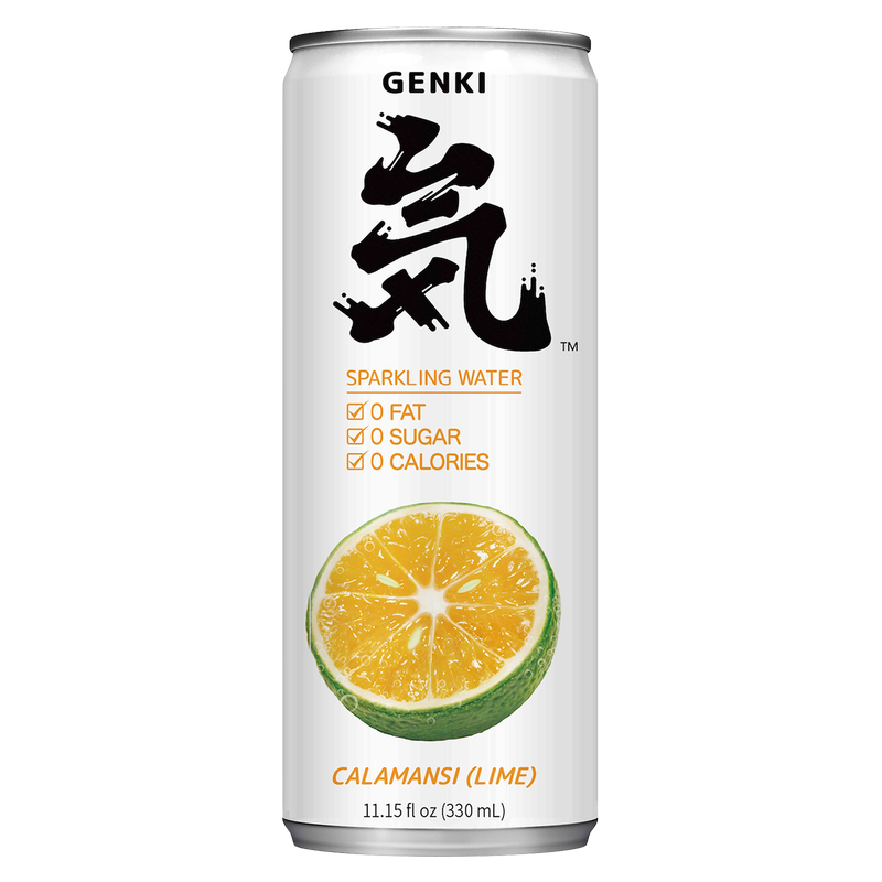 Genki Calamansi Lime Sparkling Water 11.16oz Can
