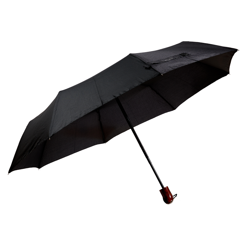 Clicks Umbrellas Automatic Open & Close Black Umbrella