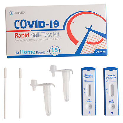 Genabio COVID-19 Rapid Self-Test Kit  (2 tests)