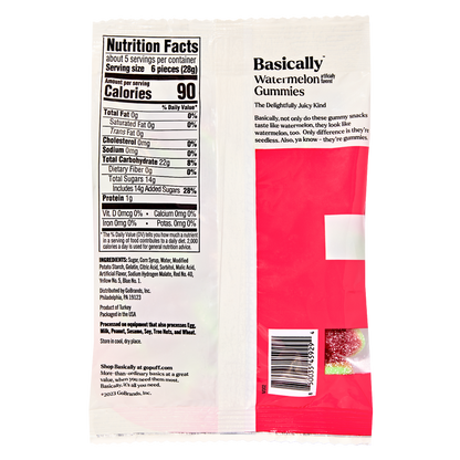 Basically Gummy Watermelon Slices 5oz