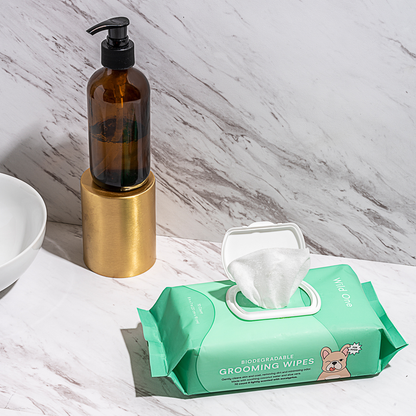 Wild One Grooming Wipes Eucalyptus Scented 70ct