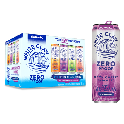 White Claw 0% Variety 12pk 12oz Can