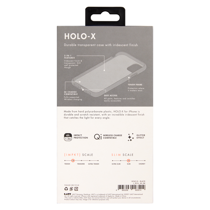Laut Holo X Crystal iPhone 13 Pro Max Case Black