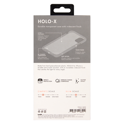 Laut Holo X Crystal iPhone 13 Pro Max Case Black