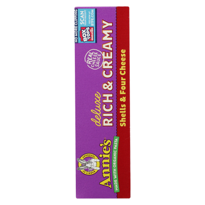 Annie's Homegrown Deluxe Rich & Creamy Shells & Four Cheese Pasta & Cheese Sauce 11.3oz