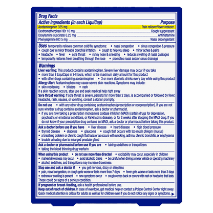 Vicks NyQuil Severe Cold & Flu Nighttime Relief LiquiCaps 24ct