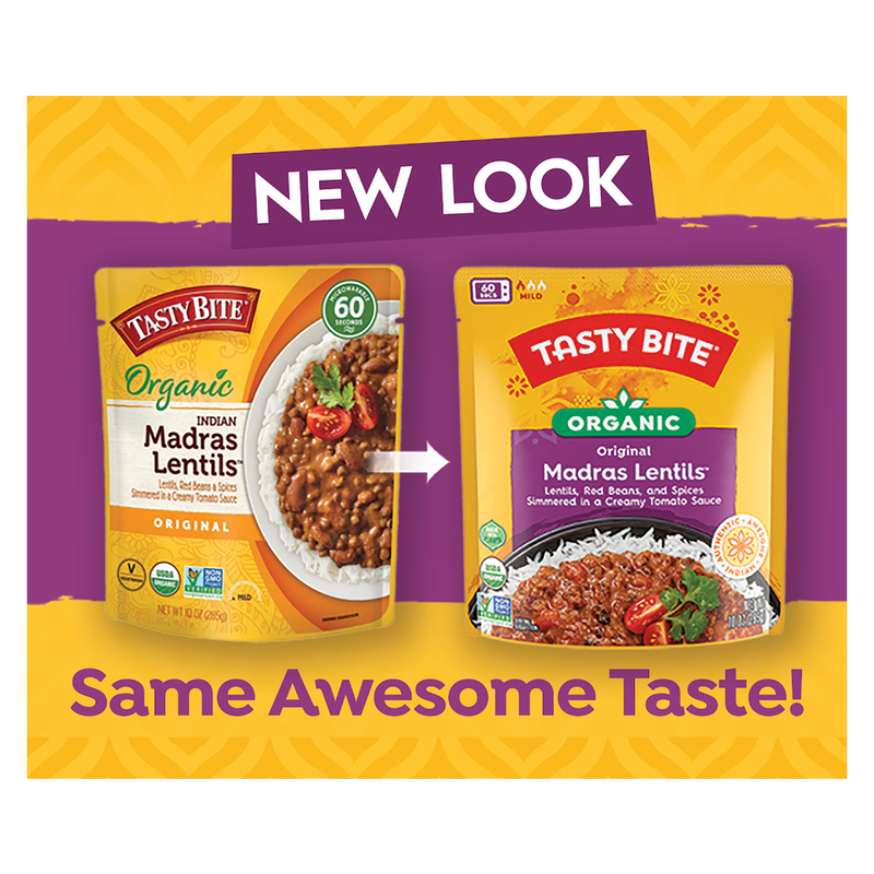 Tasty Bite Organic Madras Lentils 10oz