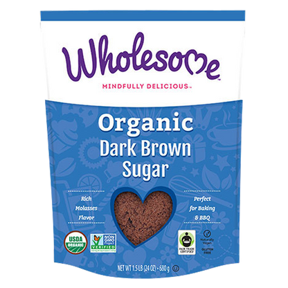 Wholesome Organic Dark Brown Sugar 24oz
