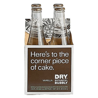 Dry Botanical Bubbly Vanilla 4pk 12oz Can