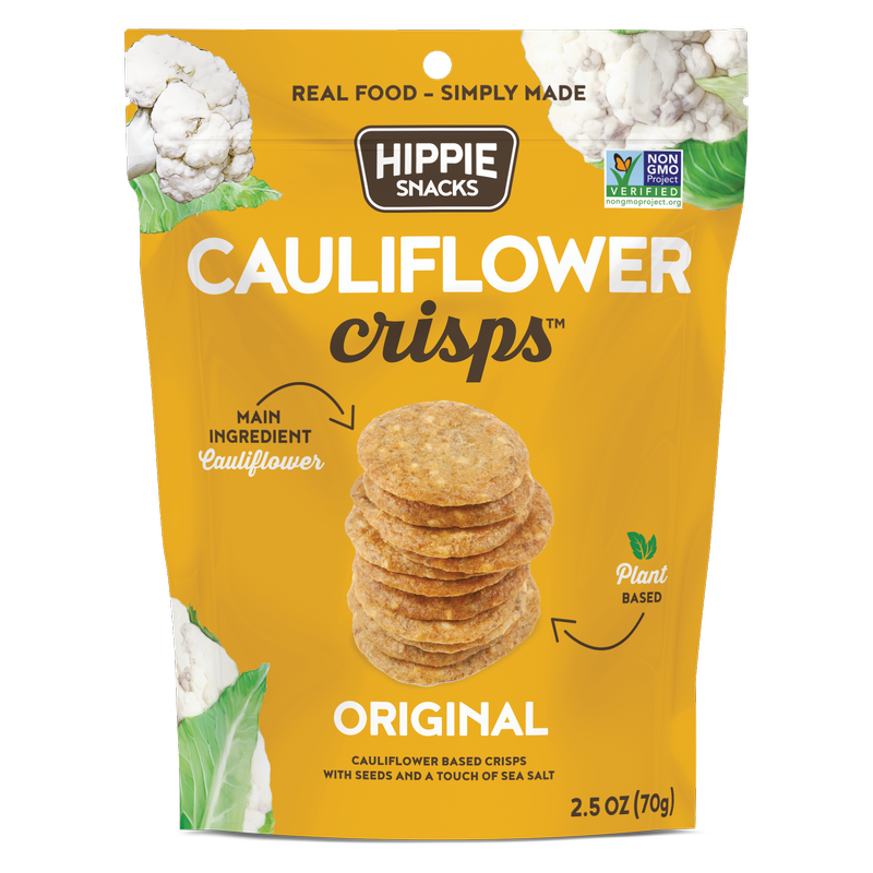 Origonal Coliflower Hippie Snacks Gluten Free Original Cauliflower Crisps 2.5oz – BevMo!