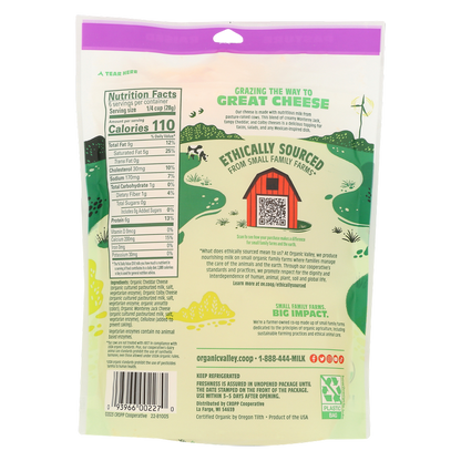 Organic Valley Mexican Blend Finely Shredded Cheese - 6oz
