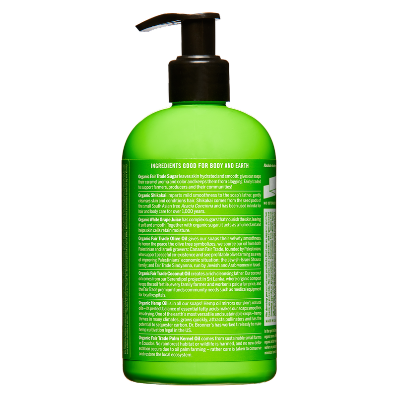 Dr. Bronner's Organic Sugar Soap Lemongrass Lime 12oz