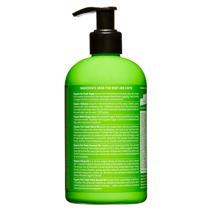 Dr. Bronner's Organic Sugar Soap Lemongrass Lime 12oz