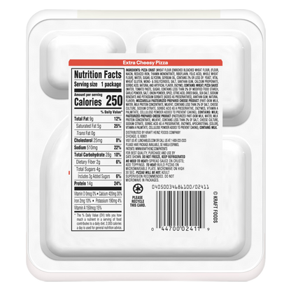 Lunchables Extra Cheesy Pizza - 4.2oz