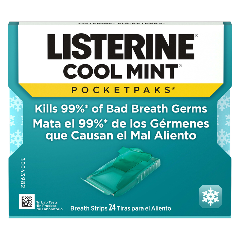Listerine Cool Mint Breath Strips 24ct