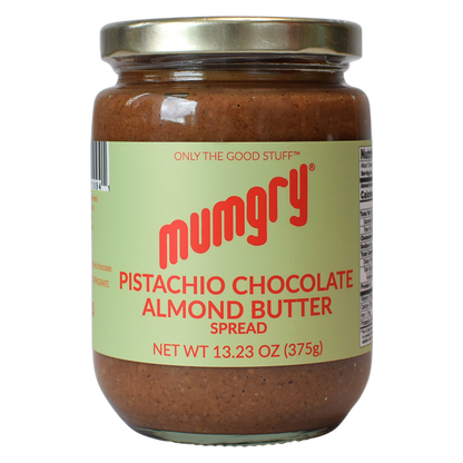 Mumgry Pistachio Chocolate Almond Butter 375g Jar