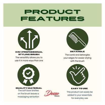 Dosso Beauty Edge Brush 1ct