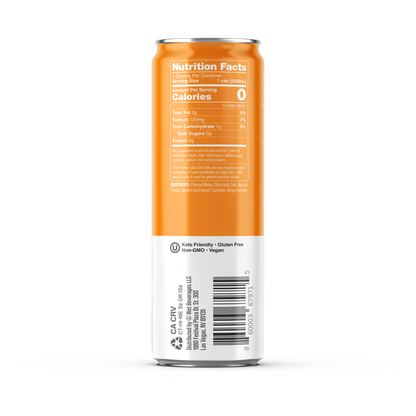 Wet Hydration Orange Mango Water 12oz Can – BevMo! Washington