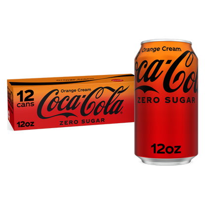 Coca-Cola Orange Cream Zero Sugar 12pk 12oz Can – BevMo! Washington