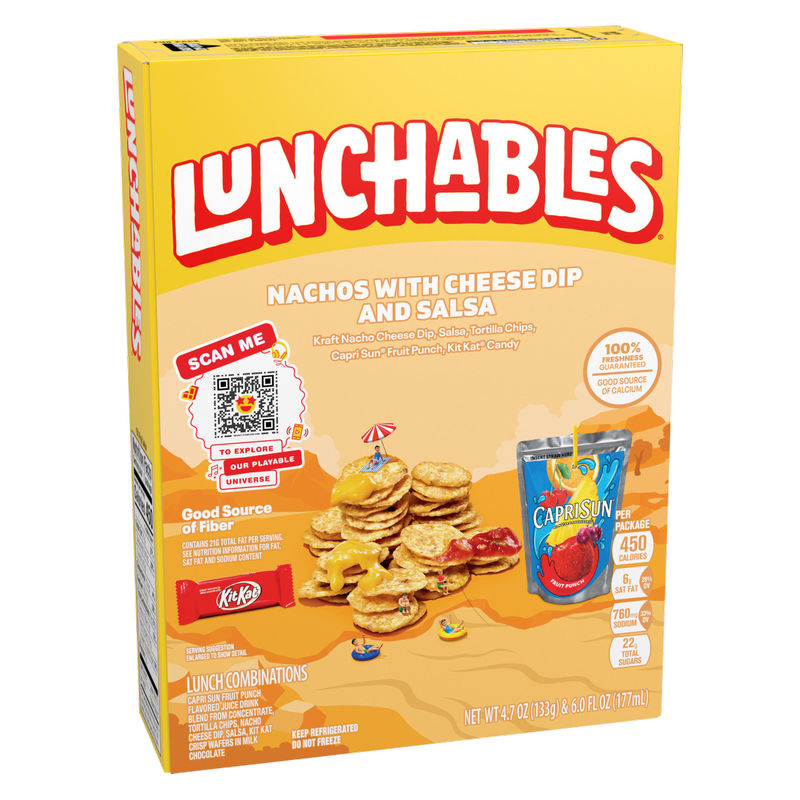 Lunchables Nachos with Cheese Dip & Salsa - 10.7oz