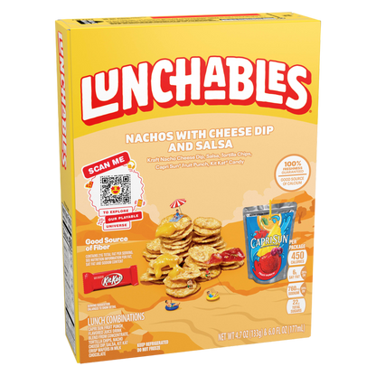 Lunchables Nachos with Cheese Dip & Salsa - 10.7oz