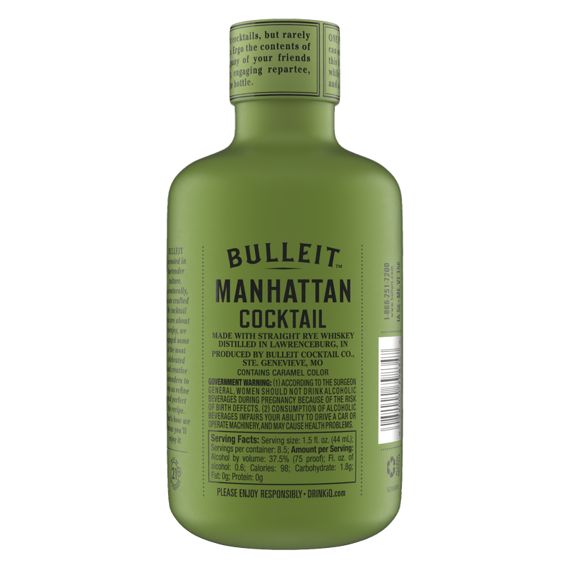 Bulleit Manhattan Cocktail 375ml