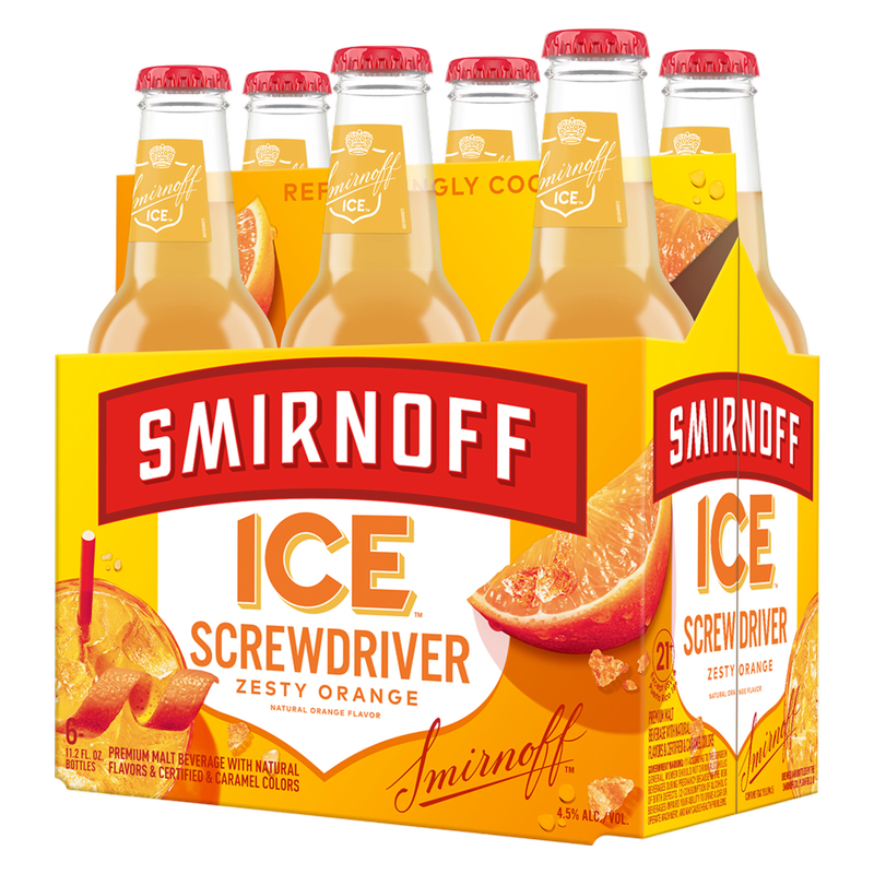 Smirnoff Ice Screwdriver 6pk 11.2oz Btl 4.5% ABV – BevMo! Washington Smirnoff Ice Screwdriver 6pk 11.2oz Btl 4.5% ABV – BevMo! Washington