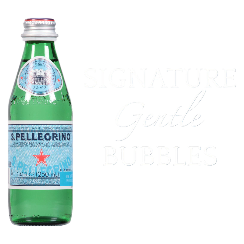 San Pellegrino Sparkling Water 6pk 250mL Glass Bottle