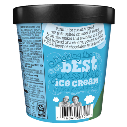 Ben & Jerry's Topped Salted Caramel Brownie Ice Cream Pint