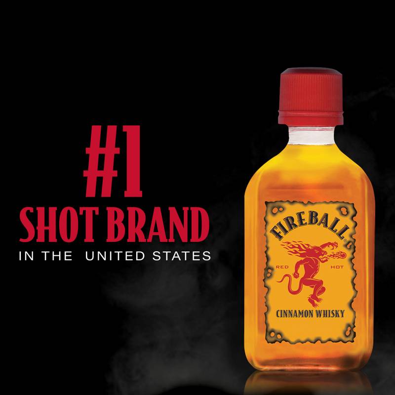 Fireball Ad Fireball Hot Cinnamon Blended Whisky 50ml (66 Proof) – BevMo! Washington