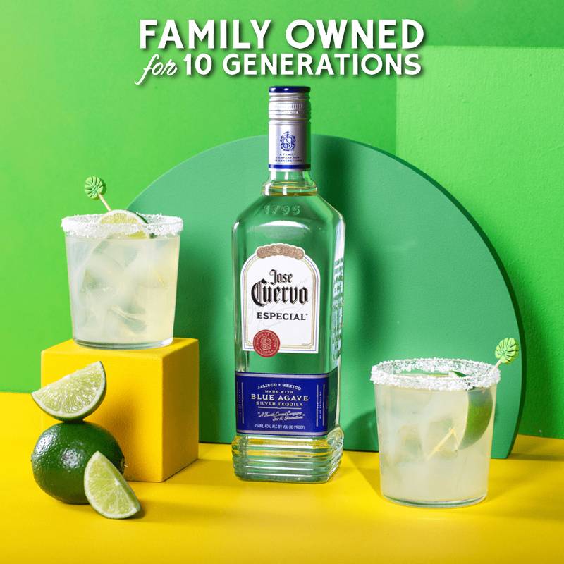 Jose Cuervo Especial Silver with Margarita Mix Tequila Blanco 750ml (80 Proof)