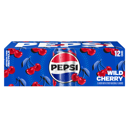 Pepsi Wild Cherry 12pk 12oz can