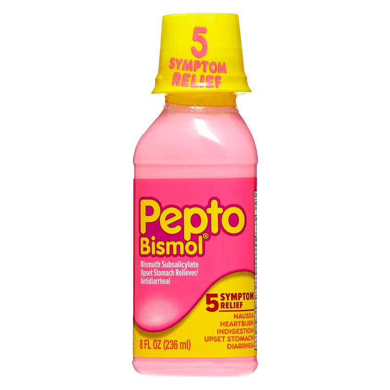 Pepto Bismol 5 Symptom Digestive Relief Original Liquid 8oz
