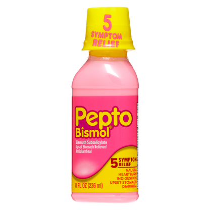 Pepto Bismol 5 Symptom Digestive Relief Original Liquid 8oz