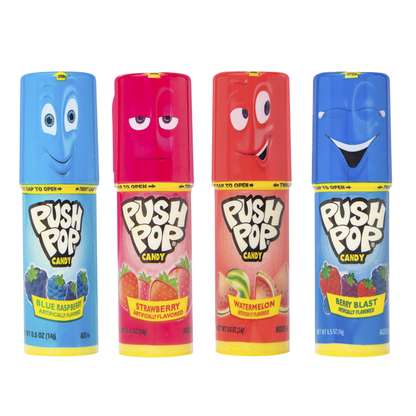 Push Pop Assorted Candy 1ct