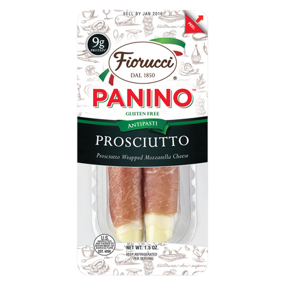 Fiorucci Panino Prosciutto & Mozzarella Cheese Snack Pack - 2ct/1.5oz