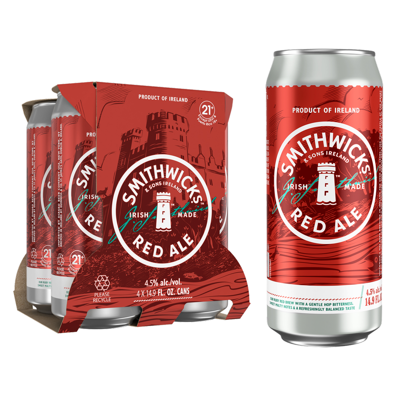 SMITHWICK'S RED ALE 4PKC (4PKC 14.9) – BevMo!