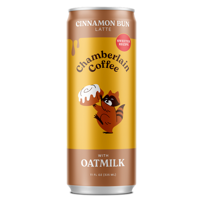 Chamberlain Oatmilk Cinnamon Bun Latte 11oz Can