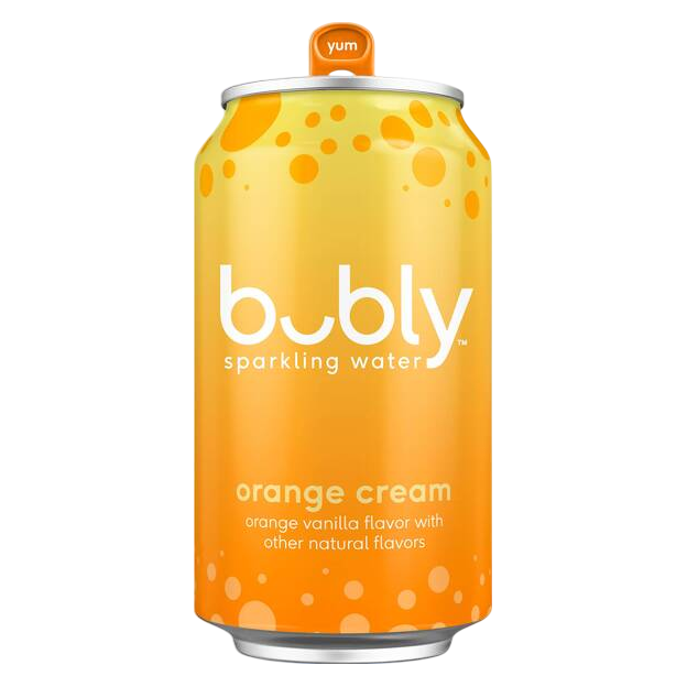 Bubly Orange Cream 8pk 12oz Can