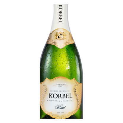 Korbel Brut California Champagne Sparkling Wine 4pk 187ml Btl