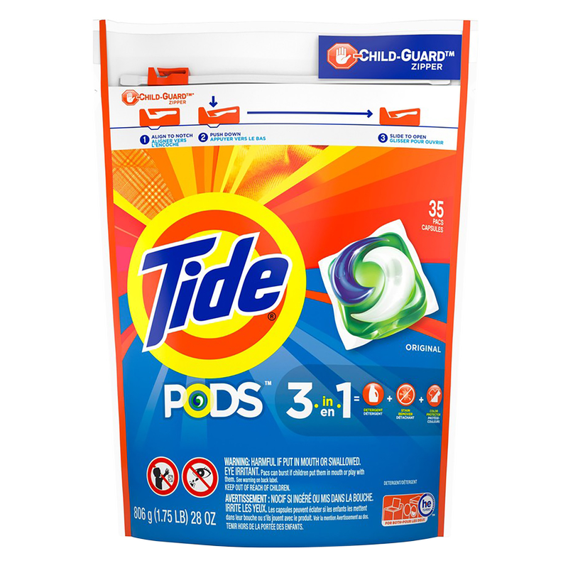 Tide Pods Liquid Laundry Detergent Pacs Original 35ct