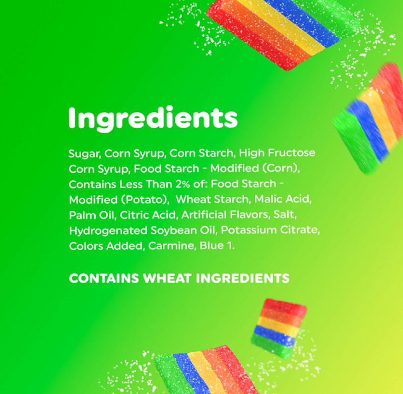 Airheads Xtremes Sourfuls Rainbow Berry Bites, 6oz