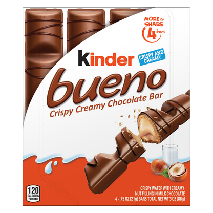 Kinder Bueno Crispy Wafer, 3oz 4ct