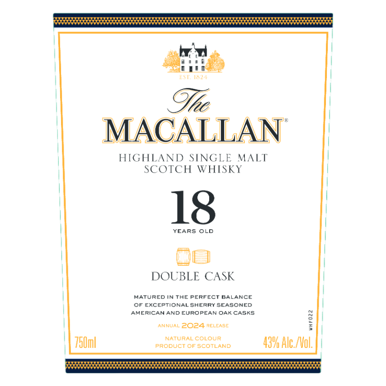 Macallan 18 Yr Double Cask 750ml (86 Proof) – BevMo! Washington