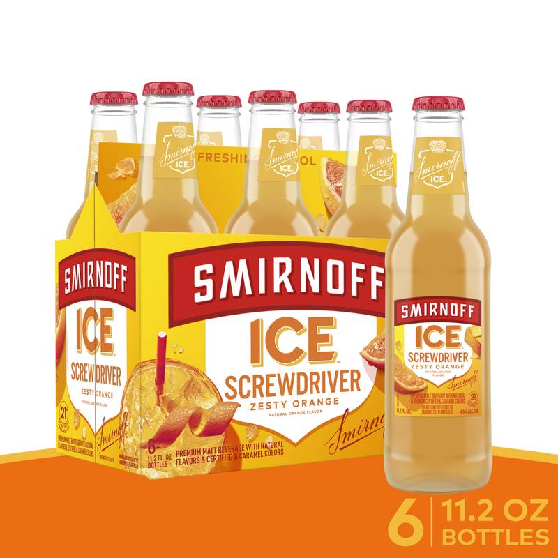 Smirnoff Ice Screwdriver 6pk 11.2oz Btl 4.5% ABV – BevMo! Washington