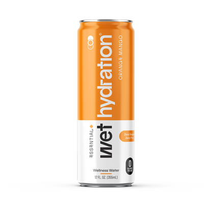 Wet Hydration Orange Mango Water 12oz Can – BevMo! Washington