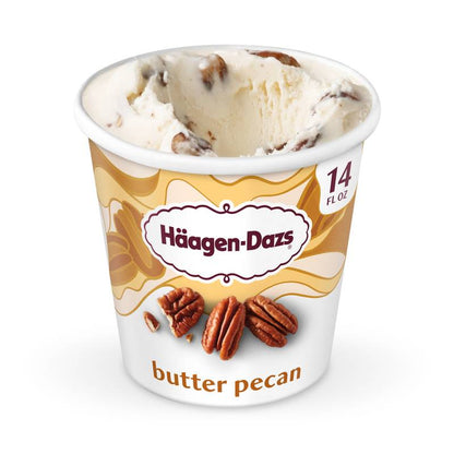 Haagen-Dazs Butter Pecan Ice Cream, 14oz.